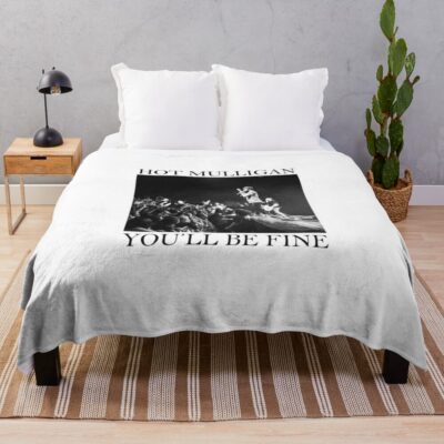 Hot Mulligan - You'Ll Be Fine Show Photography Premium Throw Blanket Official Hot Mulligan Merch
