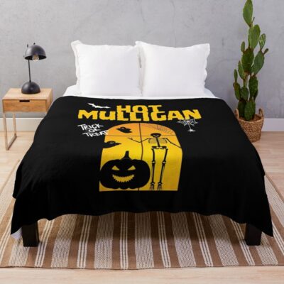 Hot Mulligan Band Throw Blanket Official Hot Mulligan Merch